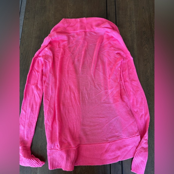 Lilly Pulitzer Amalie Cardigan Pink M - Picture 5 of 7